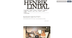 Desktop Screenshot of blog.henriklindal.com